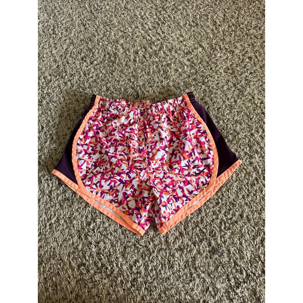 Nike‎ Girls Multicolor Running Shorts Size Medium